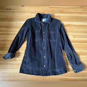 L.L. Bean Dark Blue Comfort Corduroy shirt Small Tall